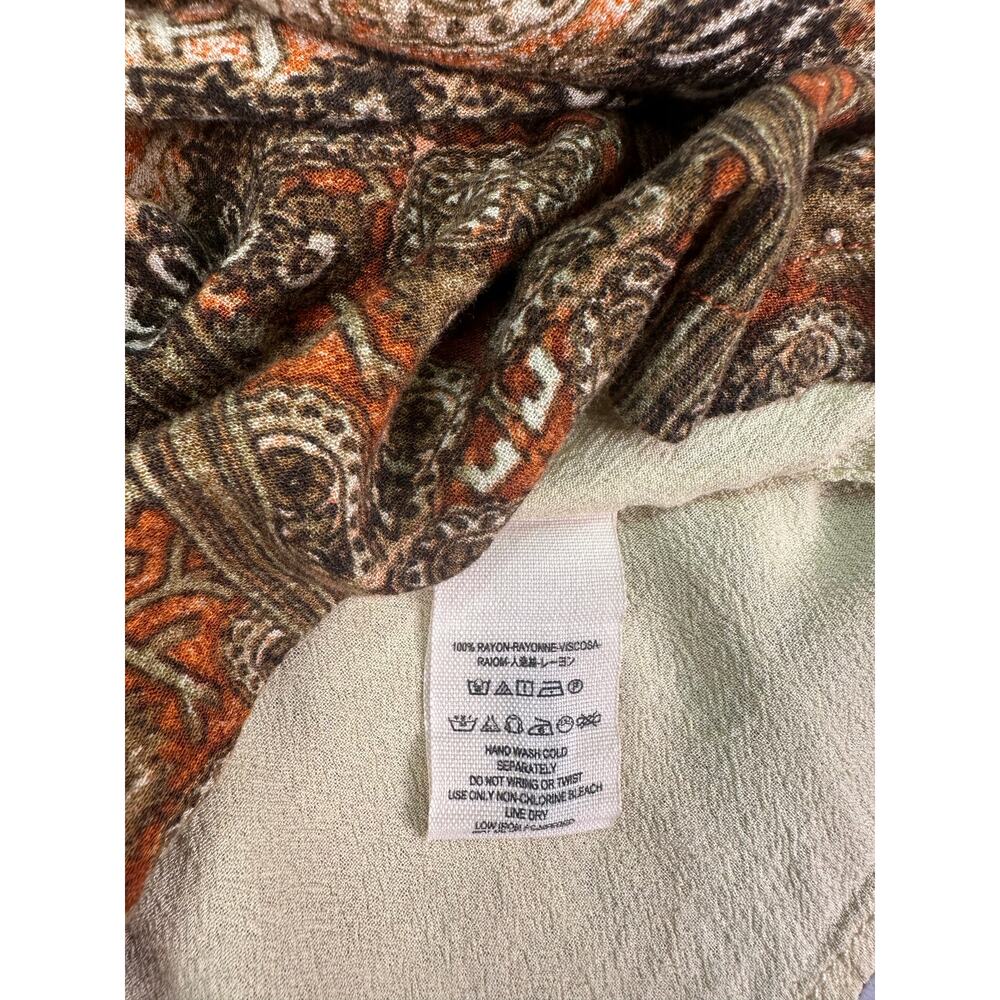 Free People So Divine Boho Floral Off The Shoulder Romper Peasant Sleeve Size XS - Picture 11 of 11